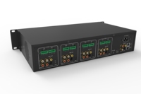 Amplificateur audio stéréo quatre zones 16x50W 4Ω Hi-Fi WIFI BT Multi-zones pour cinéma maison Récepteur amplificateur
