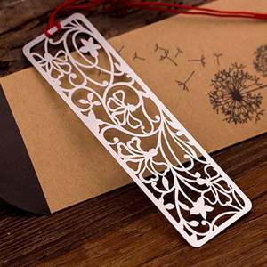 Blank <b>Metal</b> Feather Bookmark DIY <b>Engraving</b> for Personalized Gifts - Product Image 1