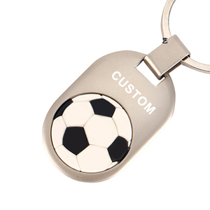 Porte-clés personnalisés avec logo, porte-clés en métal 3D, cadeau sportif pour équipe de football - Product Image 2