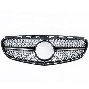 Magasins d'usine ABS sous le capot pare-chocs avant calandre en diamant pour Mercedes Benz classe E W212 2014-2016 nouvel état - Product Image 2