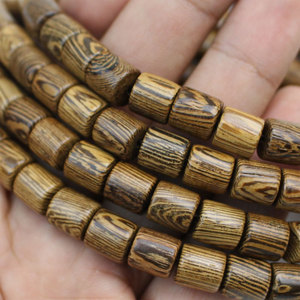 Chicken Wing Wood 108 <b>Bead</b> Buddhist Prayer <b>Bracelet</b> 6 8mm Barrel <b>Beads</b> Ethnic Style Jewelry for <b>Men</b> Women Gift - Product Image 3