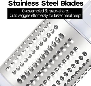 3-Piece Plastic Kitchen Accessories Fruit Slicer Manual Cutter Carrot Grater Potato Slicer Drum Grater <b>Vegetable</b> <b>Chopper</b> - Product Image 2