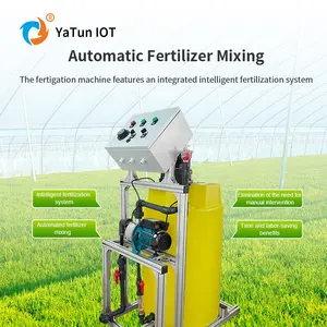 Sistema de fertirrigación hidropónica inteligente automático Yatuniot Máquina de fertirrigación de un solo canal