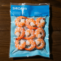 Sac sous vide personnalisé de qualité alimentaire de haute qualité sac d'emballage d'aliments surgelés avec propre logo sac d'emballage en plastique congelé transparent
