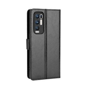 Crazy Horse-Funda de cuero con patrón de caballo para <span class=keywords><strong>OPPO</strong></span> Reno 5 <span class=keywords><strong>Pro</strong></span> Plus 5G/<span class=keywords><strong>Find</strong></span> <span class=keywords><strong>X3</strong></span> Neo - Product Image 3