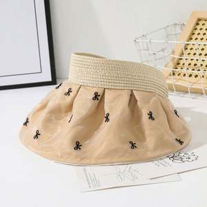 Casquette Visière Femme d'Été Respirante Anti-UV pour Sports et Activités de Plein Air, Chapeau Creux Tendance avec Broderie 3D – Vente en Gros - Product Image 5