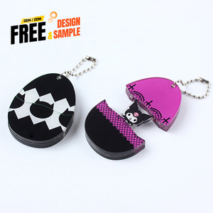 Custom Creative Fun Hatching Egg Cartoon Animation Surrounding Pendant Small Acrylic Pull Interlayer Key Chain Decoration - Product Image 1