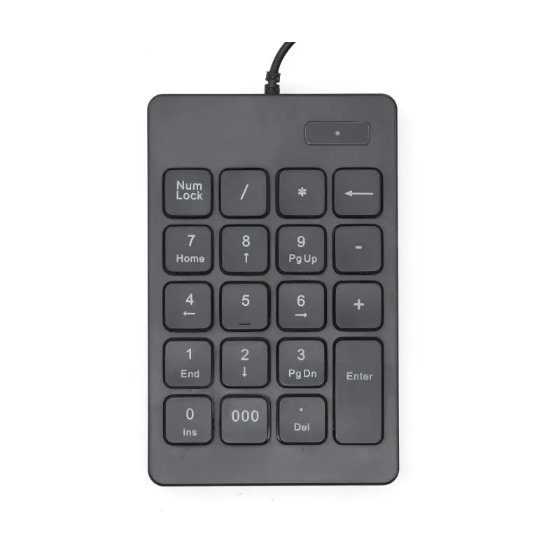 Meilleur prix 19 touches Usb Mini clavier numérique pour ordinateur portable clavier