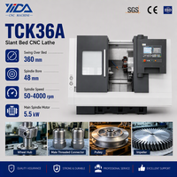 Machine combinée de travail multifonctionnelle de haute précision TCK36A, mini tour de table et fraiseuse universels