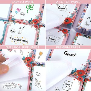 Tùy Chỉnh Kawaii Tear-Off Tự Dính Memo Pad Chú Ý Ghi Chú Dễ Dàng Bài Viết Giấy Chất Liệu - Product Image 4