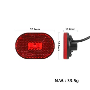 MI Elite Rear Fender with Light Screw Hook Kit Waterproof ABS Mudguard Splash Proof Protection Scooter Accessories - Product Image 5