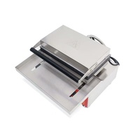 Machine à gaufres et muffins professionnelle électrique en acier inoxydable SUYUAN, grande capacité 10L, commande mécanique, double tension pour
