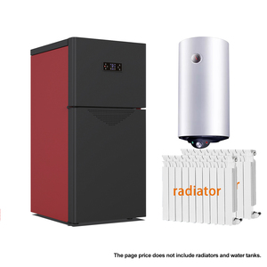 Poêle à granulés <span class=keywords><strong>hydro</strong></span>électrique ZLGT3001A 27,5 kW, écologique, en acier noir, pour garage / sous-sol - Product Image 1
