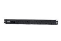 APC PDU EPDU1016B Basic 1U Rack PDU 1 Fasa 3.7kW 230V 16A 8 Outlet C13 1 IEC60320 C20 1U PDU Distributor Daya APC