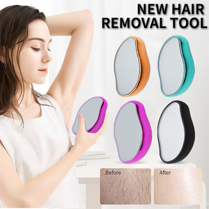 Elimina las herramientas para el cabello Depilación Piedra Oem Logo Piel suave Seguro Depilador de cristal para el cuerpo Mano Pierna Área del bikini - Product Image 5