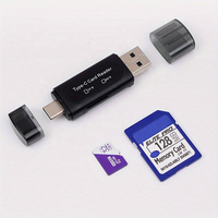 Adaptador externo de alta velocidad Lector de tarjetas 4 en 1 para PC Laptop Dispositivos inteligentes Lector de tarjetas de memoria SD y TF