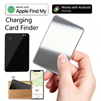 Nouveau produit phare : Portefeuille intelligent ultra-fin pour iOS et Android, localisateur de cartes Google, traceur GPS mondial, avec fonction de localisation par puce, chargement magnétique et éclairage.