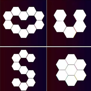 Tự Làm Hình Học Lắp Ráp Cảm Ứng Nhạy Cảm Hình Lục Giác Tổ Ong Đèn Tường Dẫn Lượng Tử Đèn Đối Với Trang Chủ Văn Phòng Khách Sạn <span class=keywords><strong>Bar</strong></span> Lễ Hội Quà Tặng - Product Image 6