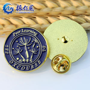 도매 저렴한 니켈 도금 실버 금속 소프트 에나멜 맞춤 기념품 옷깃 핀 배지 기업 기념 - Product Image 5