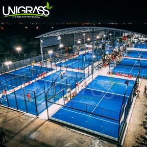 Cancha de tenis de Pádel personalizada, proveedor de cancha de tenis de Pádel panorámica para interiores, cancha de Pádel de césped artificial - Product Image 4