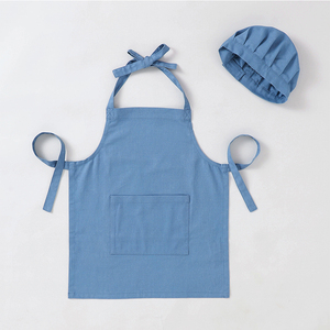 <span class=keywords><strong>Delantal</strong></span> <span class=keywords><strong>y</strong></span> <span class=keywords><strong>gorro</strong></span> de chef lavable ecológico de lino/algodón para niños de 3 a 5 años, ropa de cocina para niños de 3 a 5 años - Product Image 1