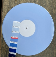 10 "disques vinyles de couleur bleue opaque musique disque vinyle accepter le pressage de logo personnalisé