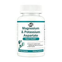 Complément Alimentaire OEM en Gros à Marque Blanche : Capsules de Magnésium et d'Aspartate de Potassium avec Taurine pour la Santé Cardiaque