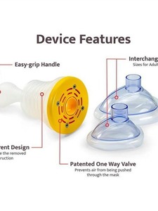 Máscaras de Bolsillo Desechables para RCP en Adultos e Infantes, Válvula Unidireccional, Maniquí para Práctica Boca a Boca, <span class=keywords><strong>Material</strong></span> Plástico para Ciencias Médicas - Product Image 5