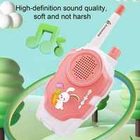 Nouvelle Tendance : Talkie-Walkie Enfant – Jouet Interphone Électronique Sans Fil Longue Portée Lapin et Grenouille de Dessin Animé pour Jeux en Extérieur