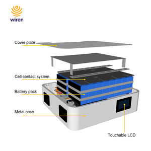Sistema de Baterías Apilables LiFePO4 Wiren U5100S de 5.12KWh, 51.2V, Modular, para Almacenamiento de Energía Solar Doméstica, Híbrido, IP54, CAN - Product Image 4