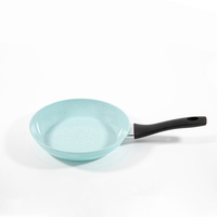 Batterie de cuisine antiadhésive personnalisable en usine, ensemble de casseroles et poêles en aluminium à induction avec faitout en métal