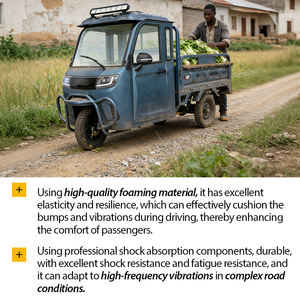 Vélo <span class=keywords><strong>cargo</strong></span> électrique à trois roues de 800 W, cabine fermée, longue autonomie, transport agricole, vente en gros d'usine en Chine - Product Image 4