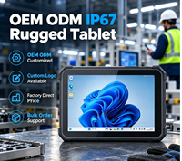 Tablette PC de collecte de données sur le terrain de 7 pouces, Windows 10, Intel N100, 8 Go de RAM, 128 Go de SSD, Wifi6 5.1 pour l'industrie manufacturière