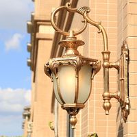 Spot Goods Sconce Luminaires Extérieurs Montage Mural IP65 Lanterne Murale Étanche pour Hôtel Jardin Extérieur Solaire Applique Murale Lampe