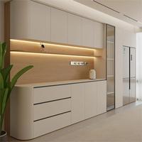 Meuble de rangement moderne en bois, console, buffet, table de bar de cuisine, meuble de salle à manger en mélamine