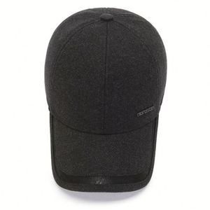 Casquette de baseball chaude d'automne et d'hiver avec protection pour les oreilles, en velours épais, à la mode, avec cache-oreilles, pour hommes d'âge moyen et personnes âgées, pour l'extérieur - Product Image 6