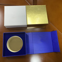 Boîtes à cils magnétiques rouge violet personnalisées en gros de luxe emballage avec logo personnalisé