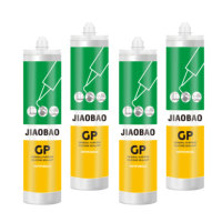Colle adhésive transparente GP de haute qualité pour verre, étanche aux intempéries, prix direct usine, mastic silicone