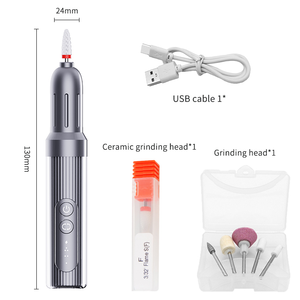 Machine à limer les ongles électrique professionnelle à 6 modes, rechargeable, ensemble de manucure et pédicure en acrylique, perceuse à ongles portable sans fil - Product Image 3