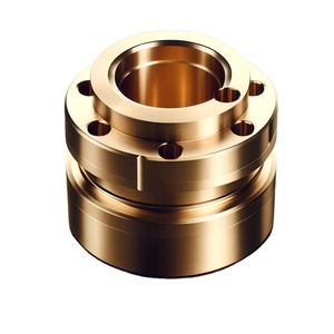 Douille à bride en bronze usinée sur mesure par CNC, palier à bride en alliage de cuivre pour l'usinage industriel, le perçage et le brochage - Product Image 2