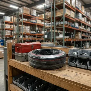 Tuyau de drainage de jardin flexible en HDPE, <span class=keywords><strong>perforé</strong></span> et ondulé, pour le drainage de l'eau des fermes et des aménagements paysagers - Product Image 3