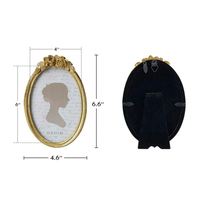 Nouveau Miroir Mural OME FM Modèle Vintage Personnalisé Antique Luxe 12x16 pouces Écologique Durable en MDF