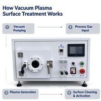 Système de traitement au plasma sous vide ChuanTuo 600W 220V/200V, processeur de plasma contrôlé pour composants semi-conducteurs et médicaux