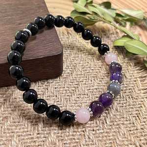 Pulsera Natural de Cuentas de Vidrio Coloridas para el Perdón, Venta al por Mayor Profesional, Descuento por Volumen, Elección de Piedras Personalizadas - Product Image 4