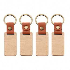 Wooden Keychain Blanks Diy Crafting Rustic Wood <b>Key</b> <b>Ring</b> Pendants Personalization for Tags <b>Bag</b> Promotion Gift - Product Image 3