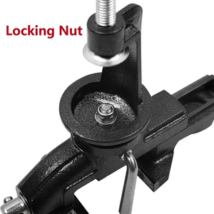 <b>Mini</b> Bench Vise 50mm Chromium Vanadium Steel Smooth Jaw Stationary Base Diy Use Dropshipping - Product Image 2