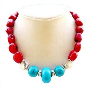 Collar de Piedras Naturales con Diseño Geométrico Multicapa de Alta Calidad, Joyería de Moda para Mujer, Regalo de Aniversario - Product Image 3