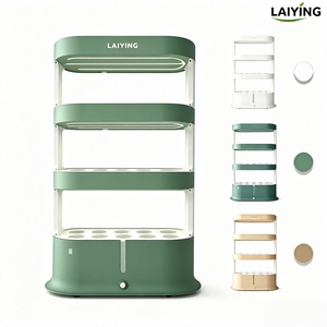 Armoire verticale hydroponique à 3 niveaux pour plantes d'intérieur, kit de culture sans sol à circulation autonome pour cuisine, maison et jardin - Product Image 1