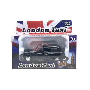 Jouets de <span class=keywords><strong>taxi</strong></span> et de bus de Londres en métal à l'échelle 1:43, petite taille, logo personnalisé, portes ouvrables, véhicules miniatures en métal pour cadeau - Product Image 2