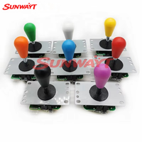 Manette de jeu d'arcade classique 4/8 voies 5 broches pour console de jeu vidéo, contrôleur de combat pour kit de jeu d'arcade DIY